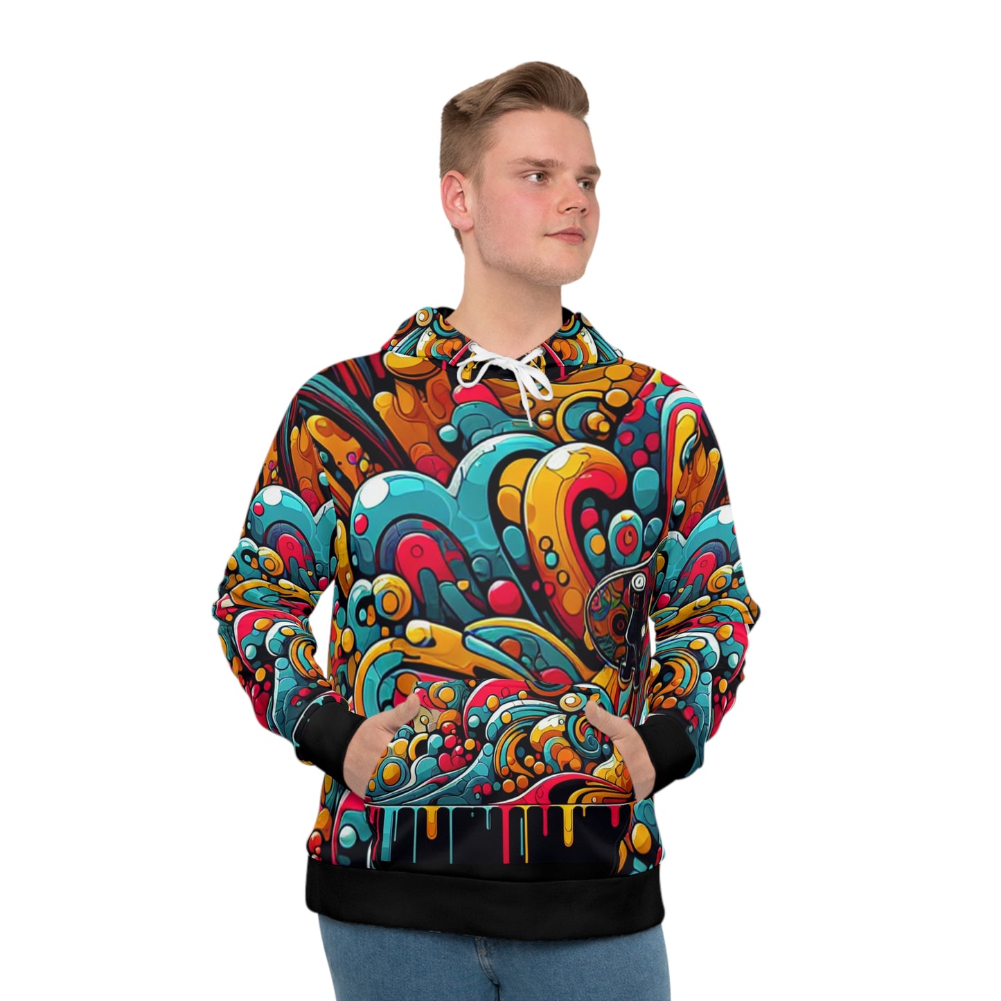 Street Grindz Graffiti Silky Hoodie