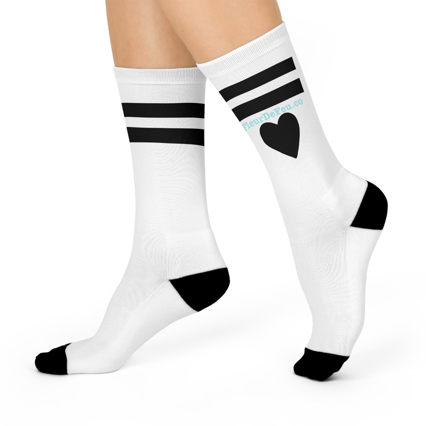 🖤Fleur De Feu Crew Socks