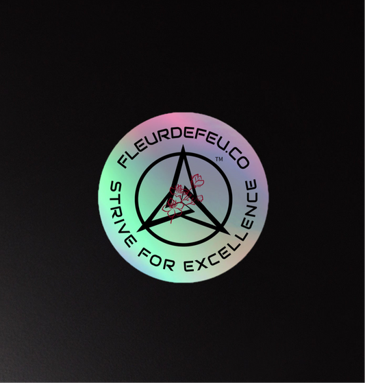FDFLogo Holographic stickers