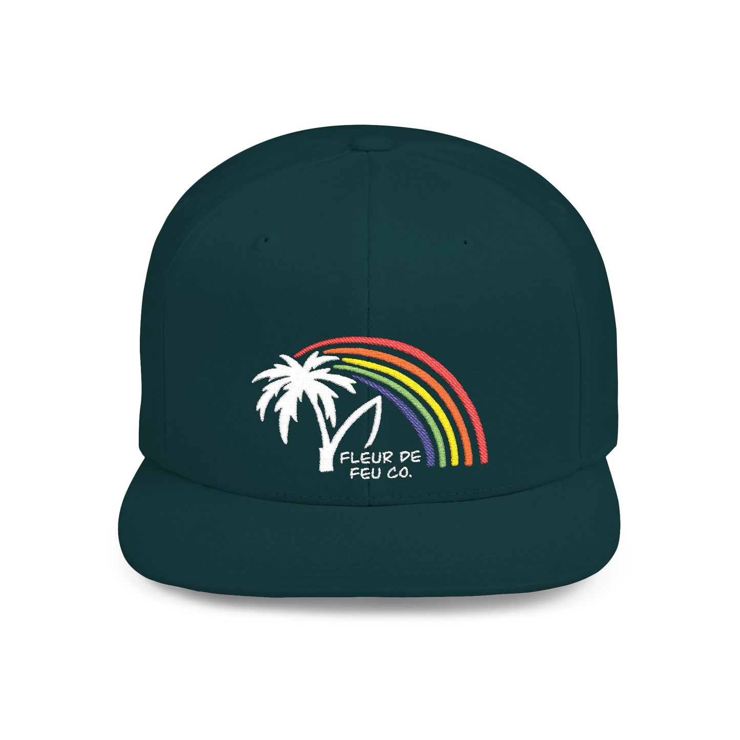 Paradise Surf Flat Bill Snapback