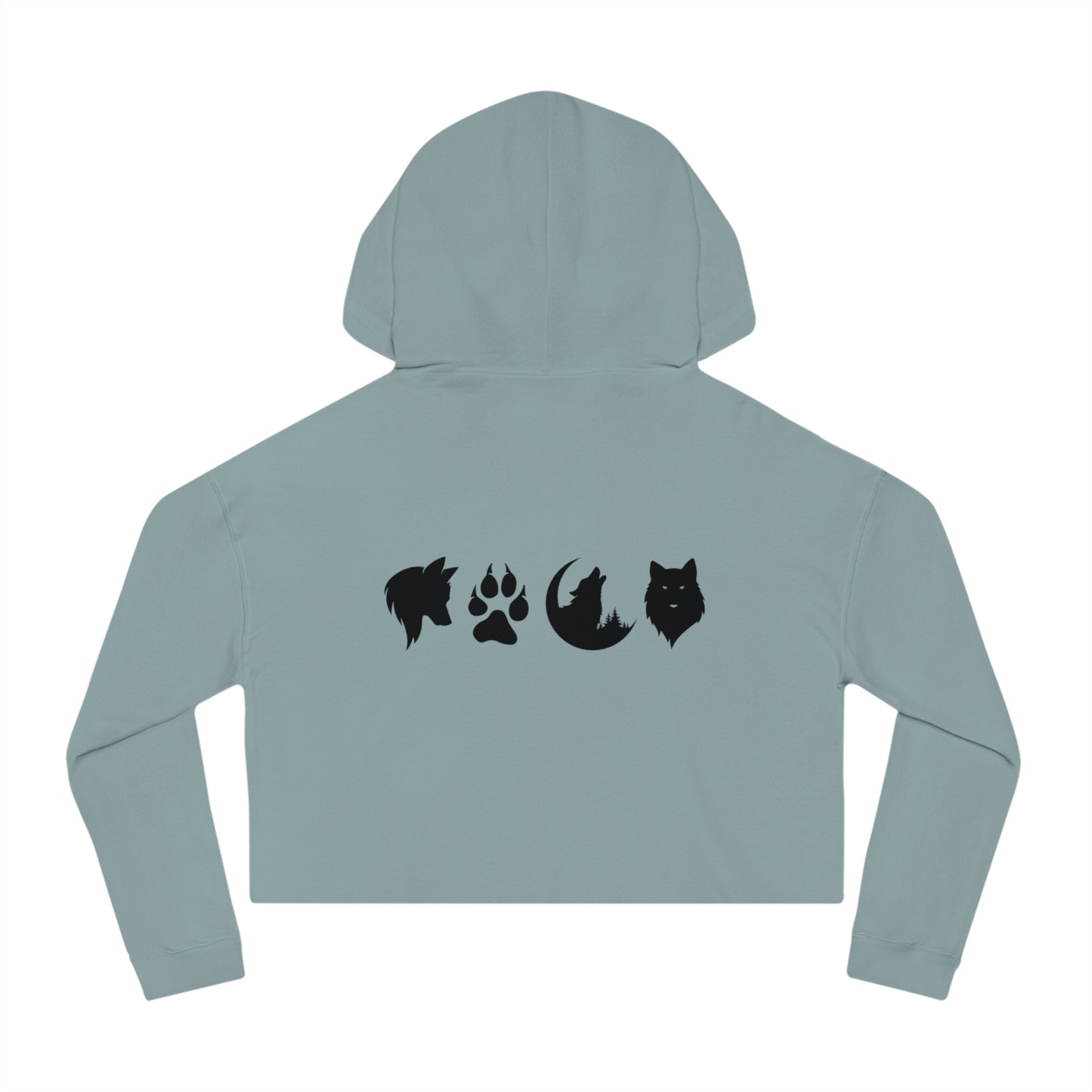 Lone Wolf Cropped Hoodie