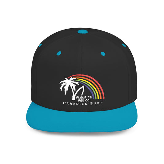 Paradise Surf Flat Bill Snapback