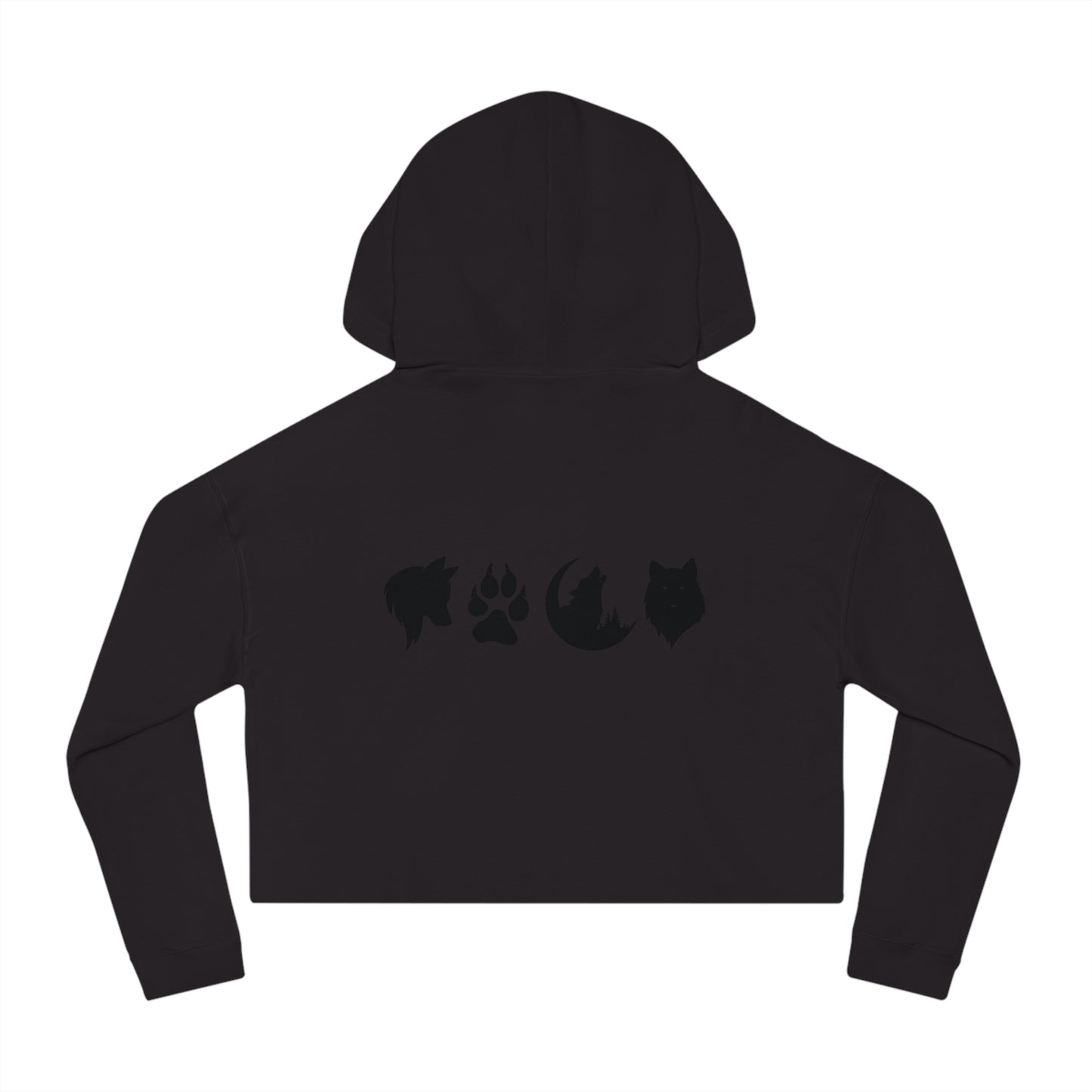Lone Wolf Cropped Hoodie