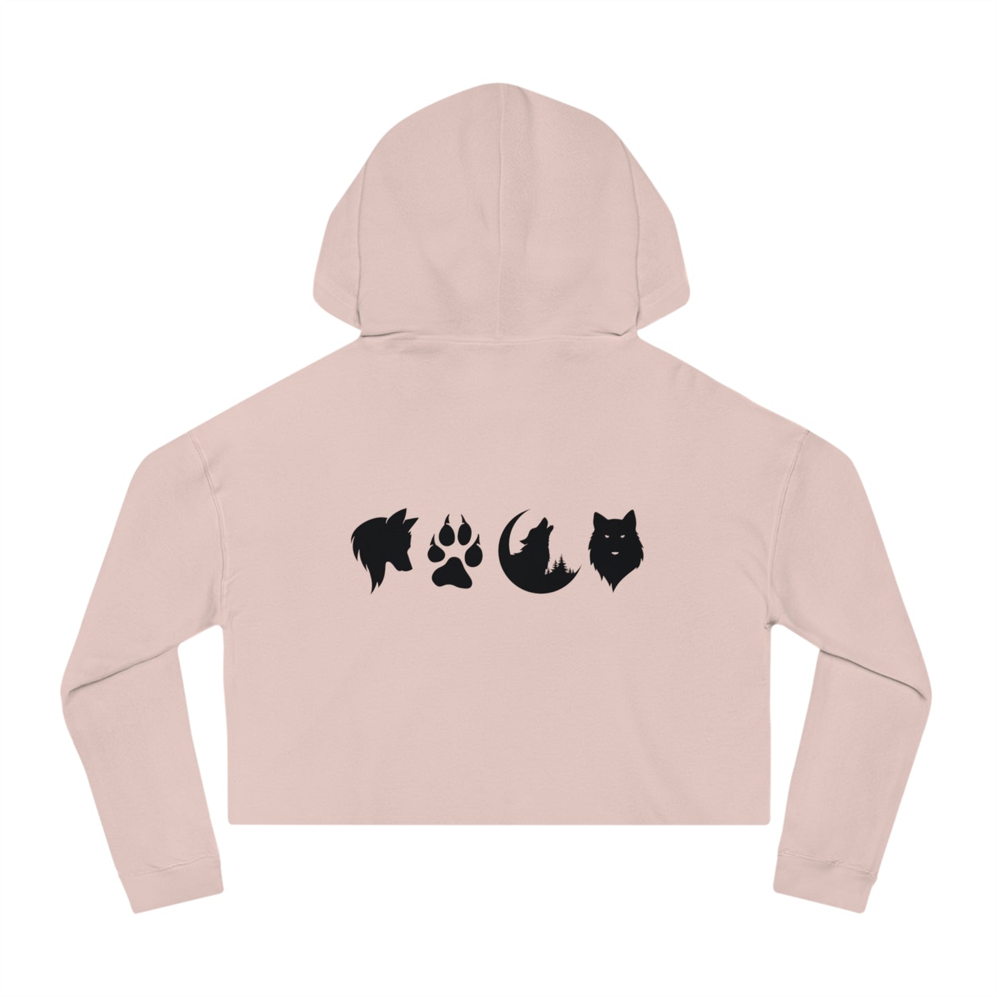 Lone Wolf Cropped Hoodie