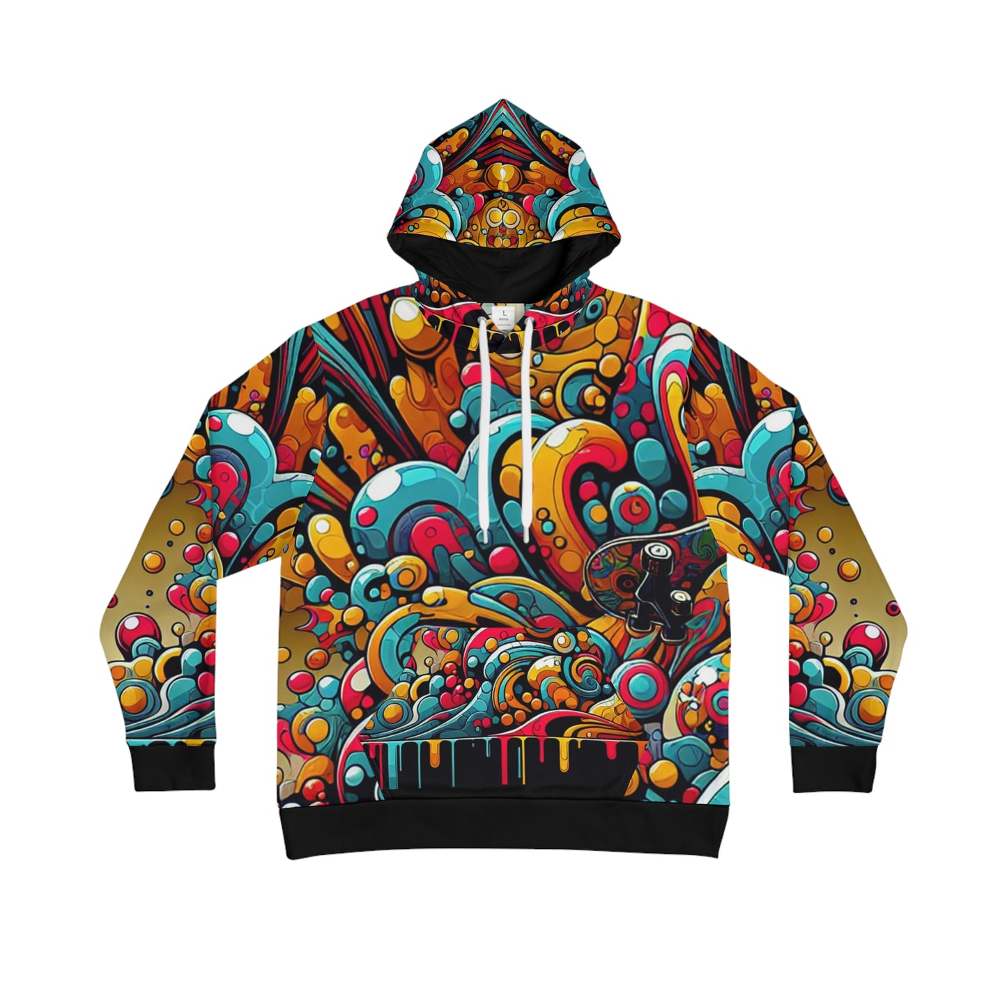 Street Grindz Graffiti Silky Hoodie
