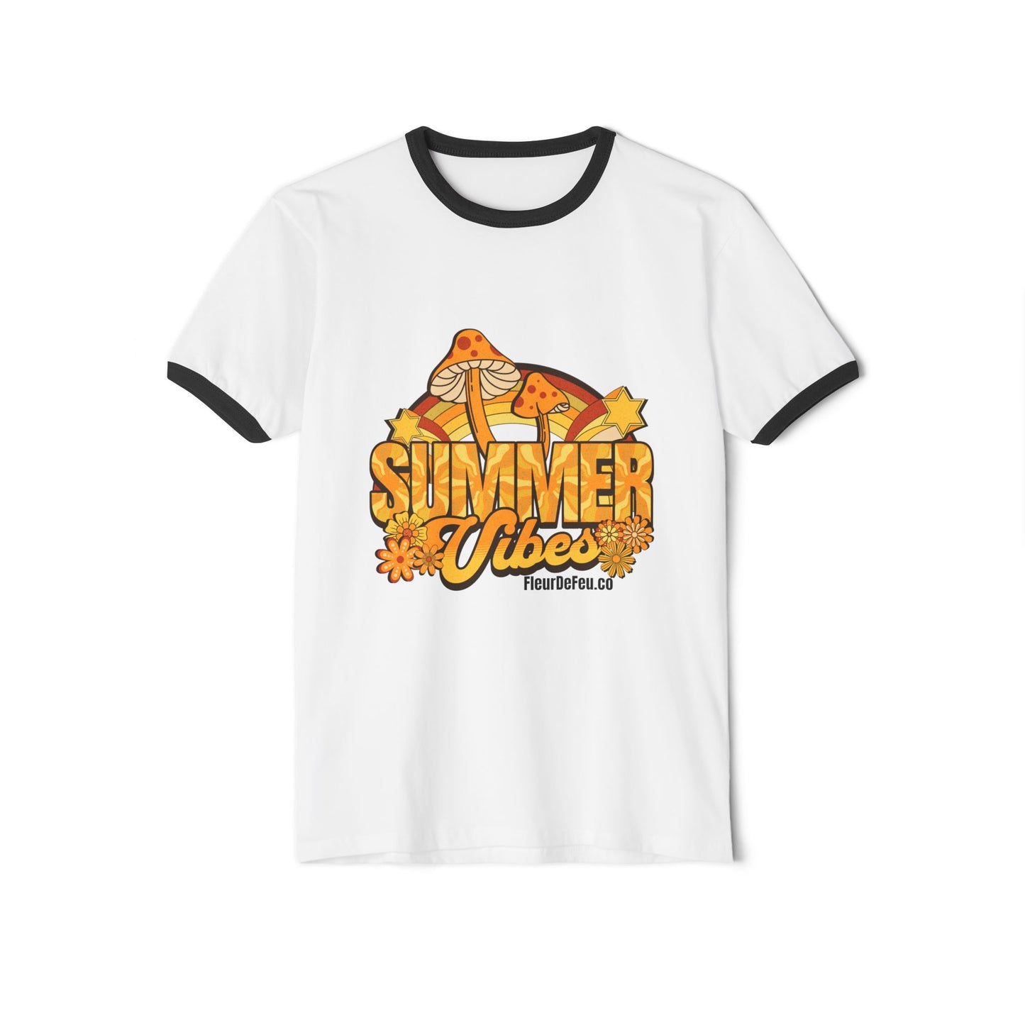 Summer Vibes Ringer Tee
