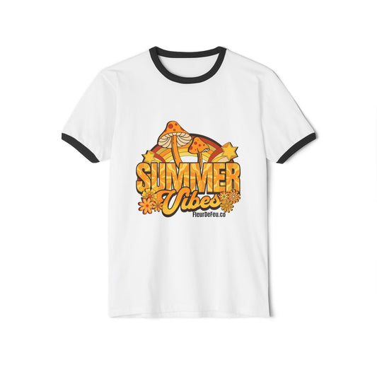 Summer Vibes Ringer Tee