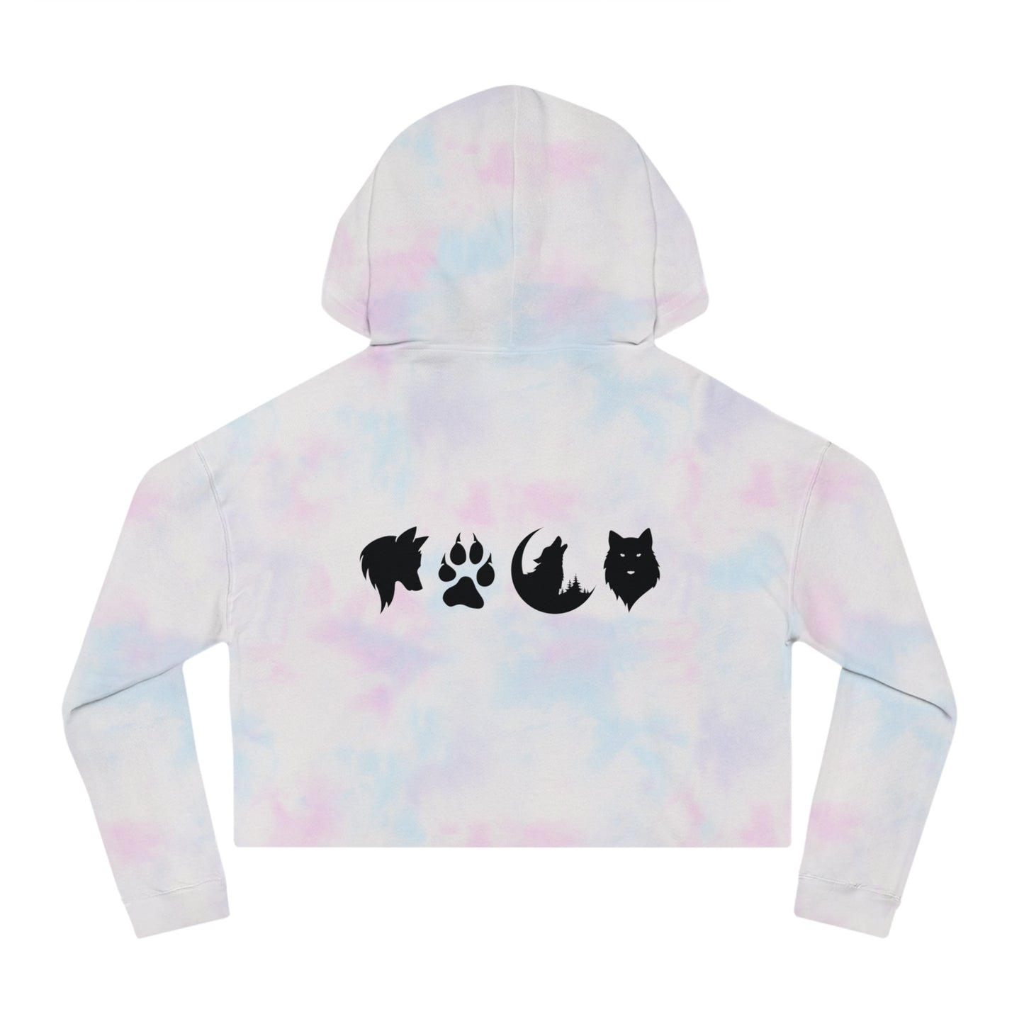 Lone Wolf Cropped Hoodie