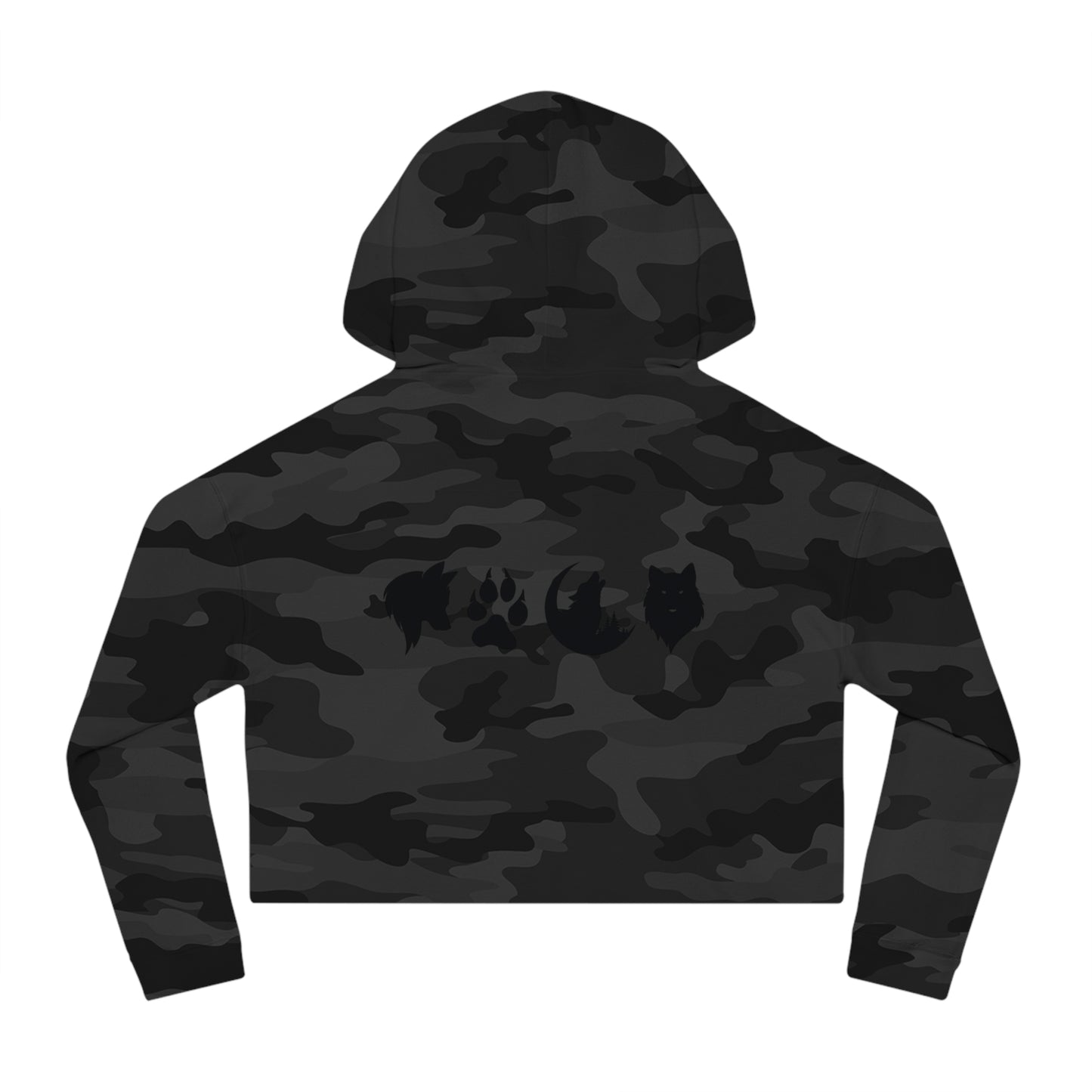 Lone Wolf Cropped Hoodie