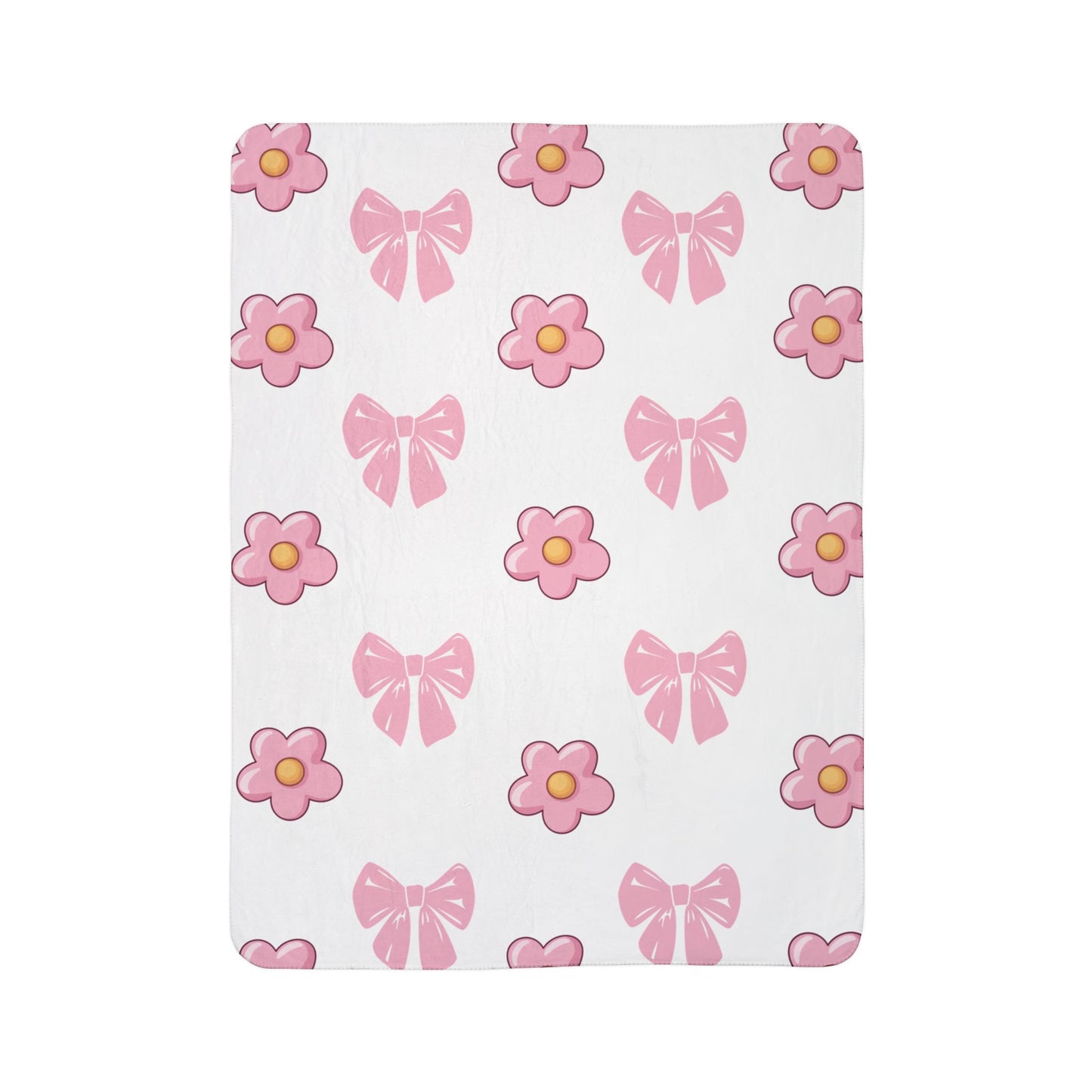 Fleur Sherpa Blanket