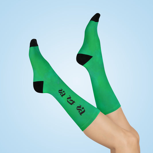 🖤Green Bliss Crew Socks