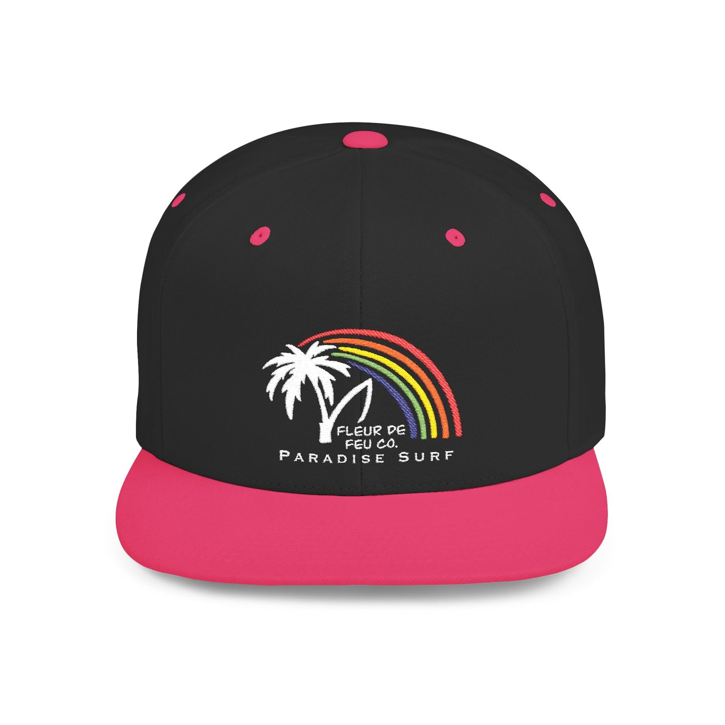 Paradise Surf Flat Bill Snapback
