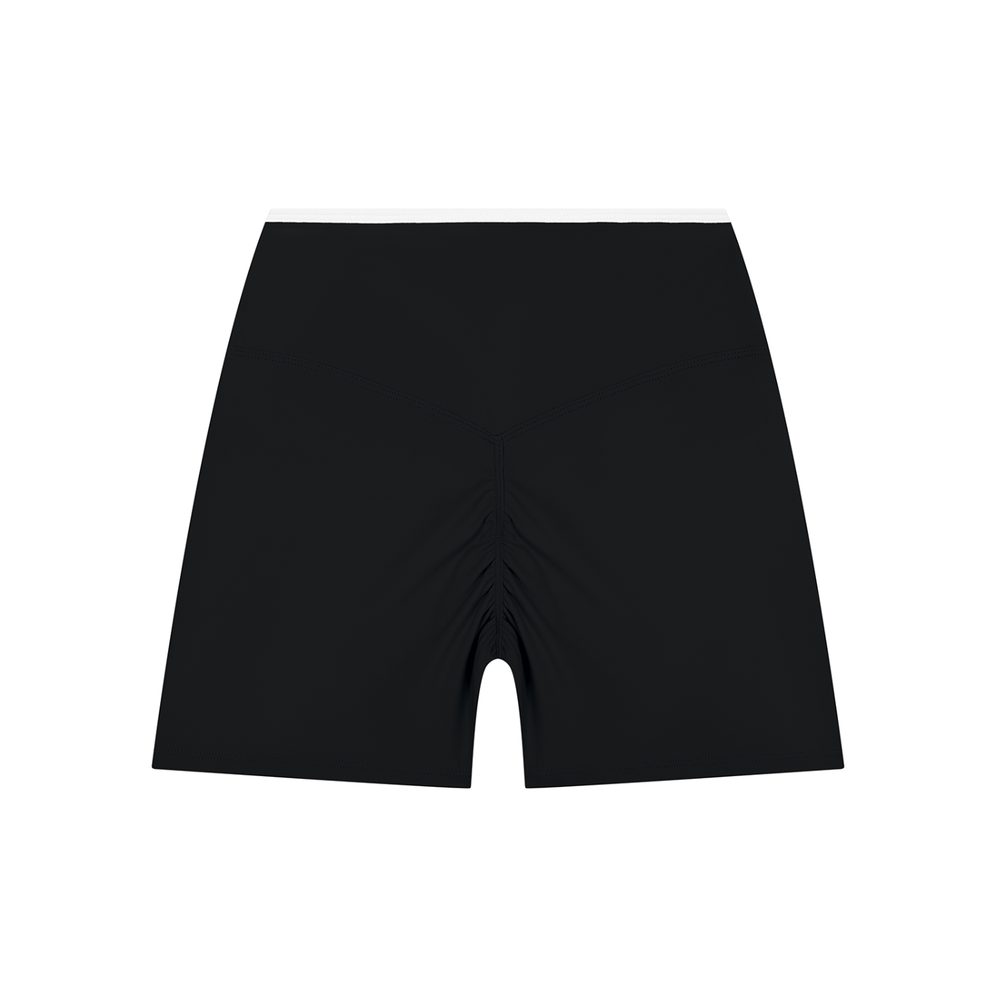 High Rise Scrunched Shorts