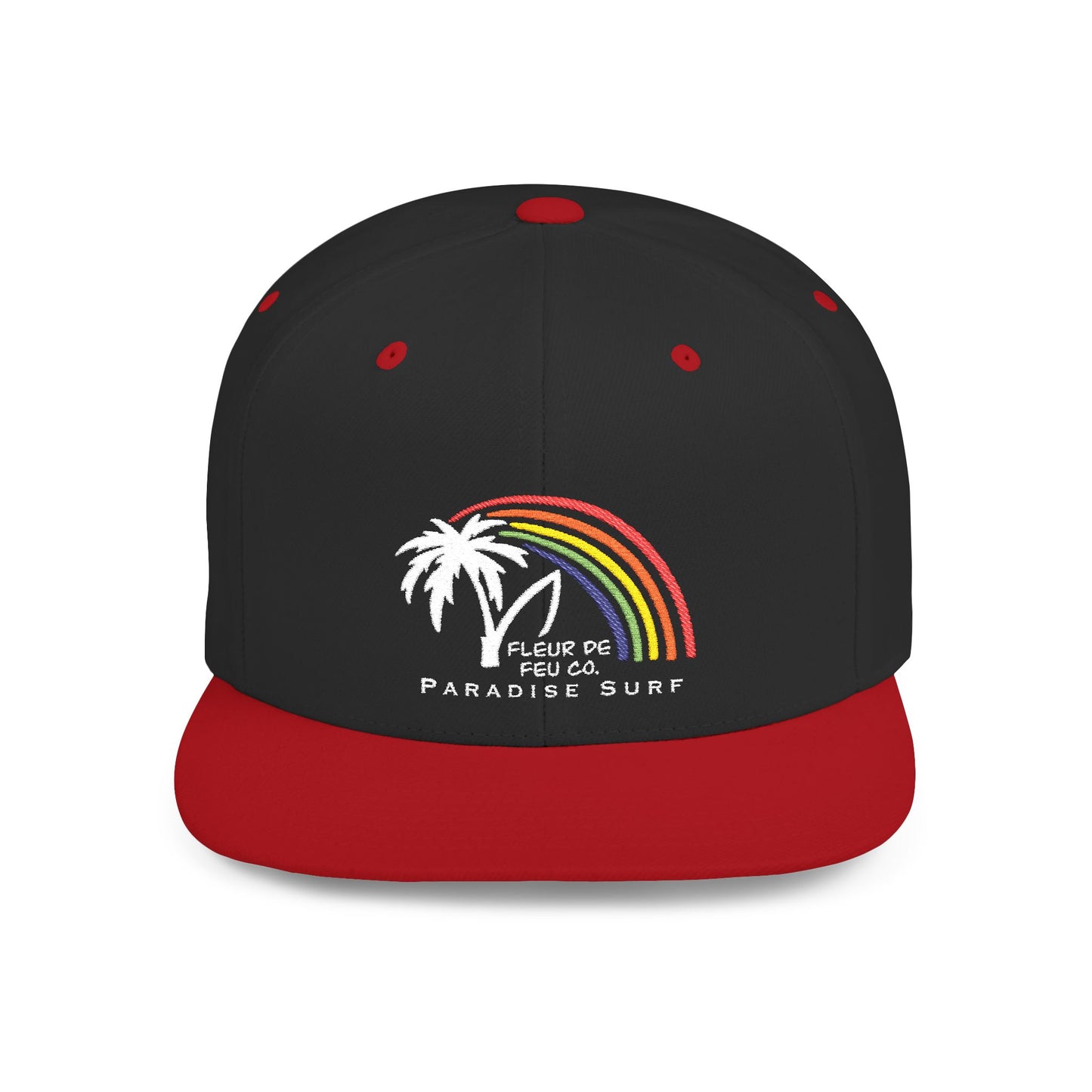 Paradise Surf Flat Bill Snapback