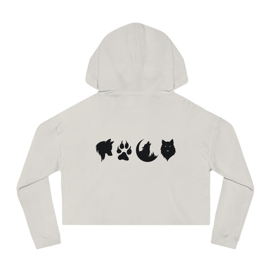 Lone Wolf Cropped Hoodie