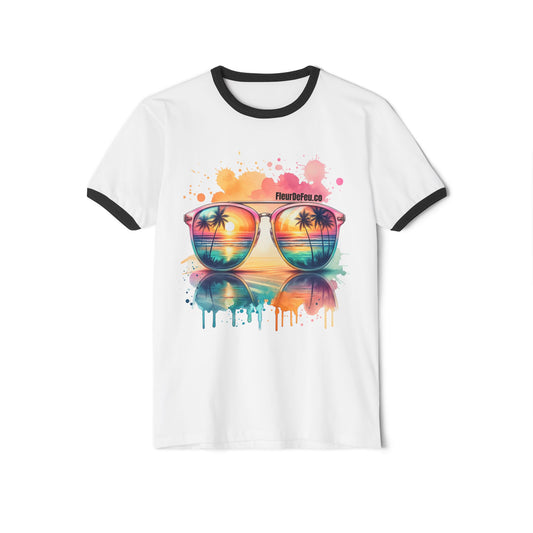 Summer Vibes Ringer Tee