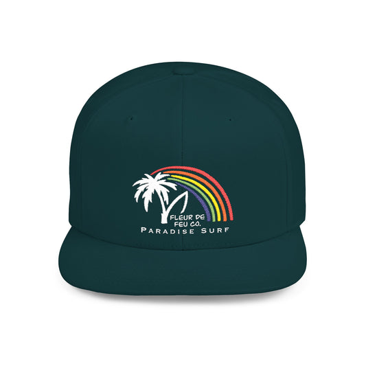 Paradise Surf Flat Bill Snapback