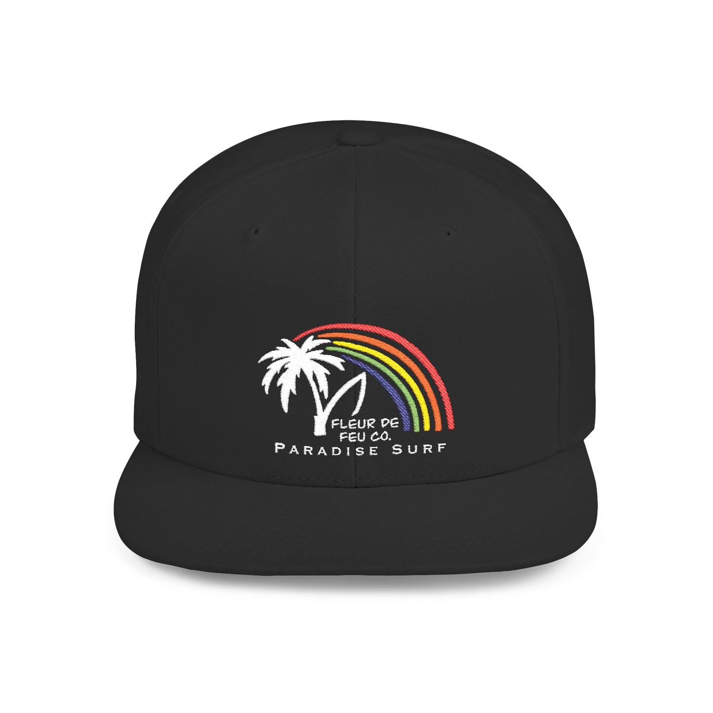 Paradise Surf Flat Bill Snapback