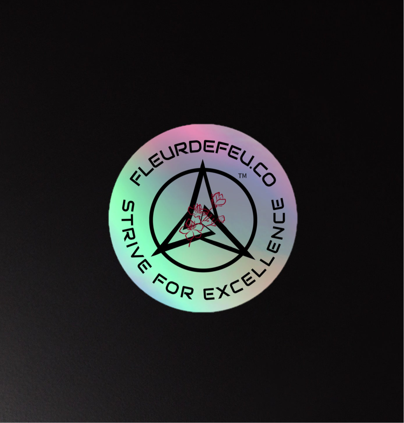 FDFLogo Holographic stickers