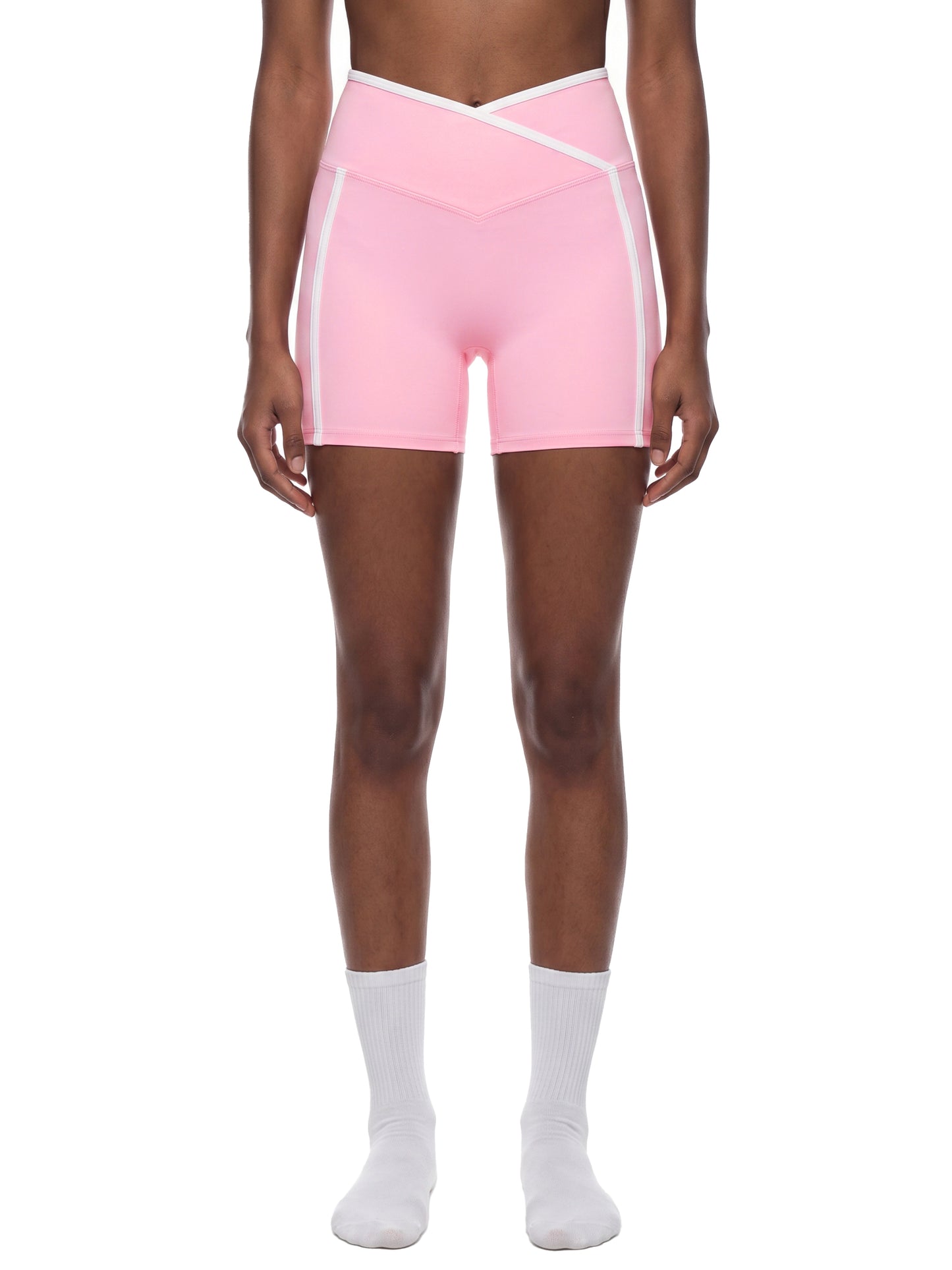 High Rise Scrunched Shorts